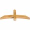 Ekena Millwork Bellingham Rough Sawn Timber Gable Bracket, Western Red Cedar, 48"W x 20"H x 4"D x 4"F, 10/12 Pitch GBW048X20X0404BEL00RWR - alternate 5